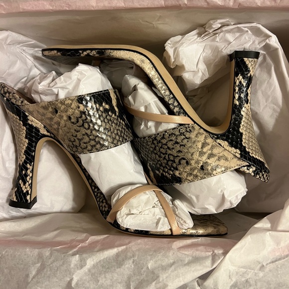 Paris Texas
Python Print Crossover Thong Sandals - Picture 7 of 9